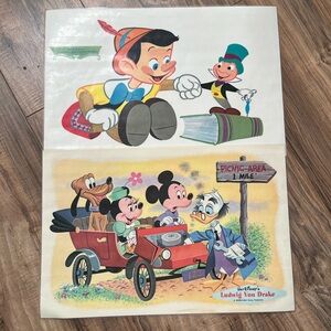 Vintage 1960’s Disney Placemats
